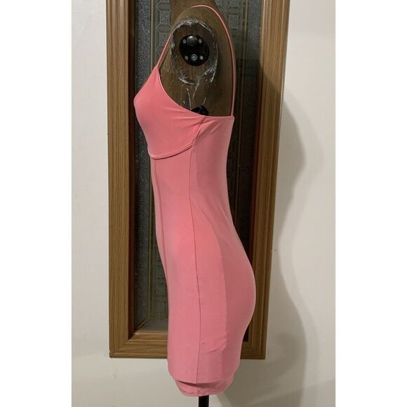 Bodycon Mini Dress Pink Juniors Medium Women’s Small NWOT - Picture 2 of 9